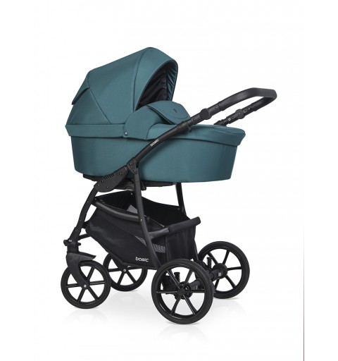 Riko Basic 2023 - wózek wielofunkcyjny, zestaw 2w1 z opcją 3w1 i 4w1 | Lagoon